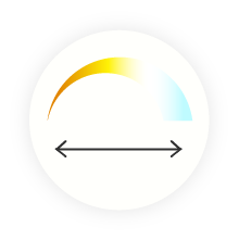 Lampă de tavan modernă neagră, Jeltje, 18W, LED reglabil de la alb cald la alb rece, con telecomando