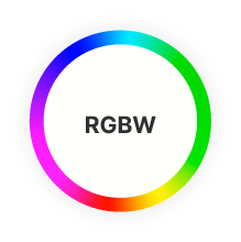 Lampă de tavan modernă neagră, Navin, 22W, LED RGBW, con telecomando