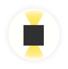 Aplică de perete up down modernă bronz, Kaso