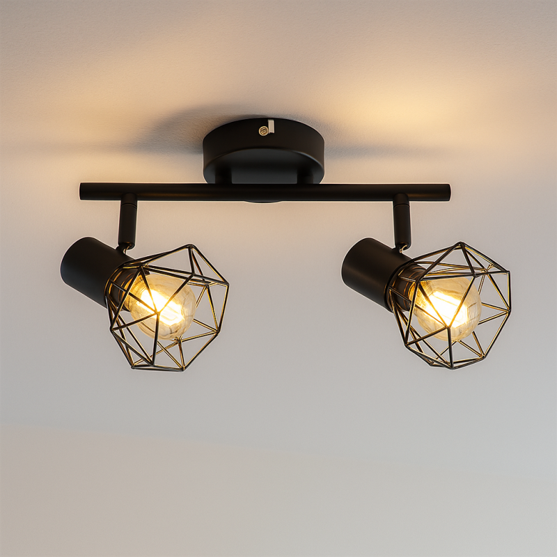 Spot LED de tavan negru industrial, Jaylano Spot LED de tavan negru industrial, Jaylano