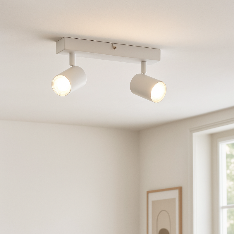 Spot LED de tavan alb modern, Elena