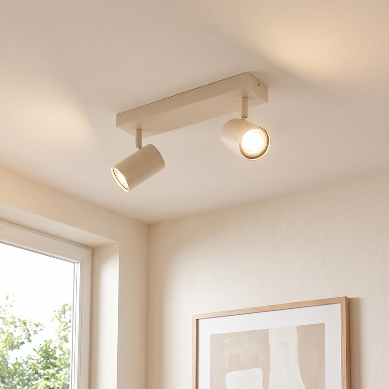 Spot LED de tavan bej modern, Elena