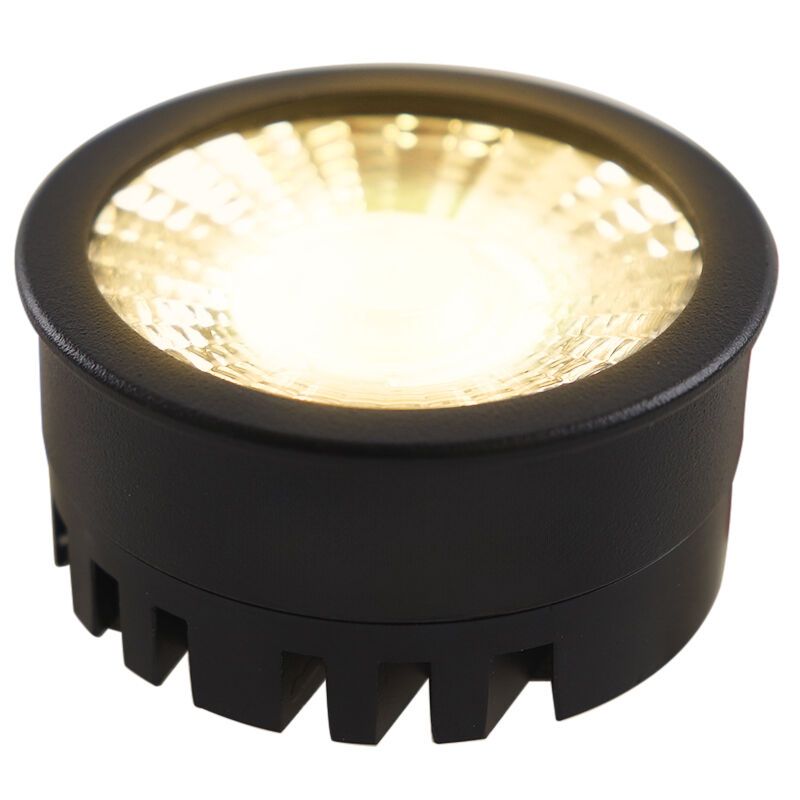 Lampă LED Vivian, modul LED Olucia cu reglare intensitate, neagră, 5W, reglare intensitate intensitate pentru încălzire
