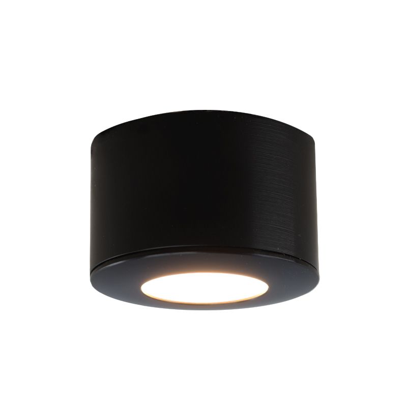 Aplică tavan pentru foișor din aluminiu neagră, Vasso, 3W, LED 2700K, IP44