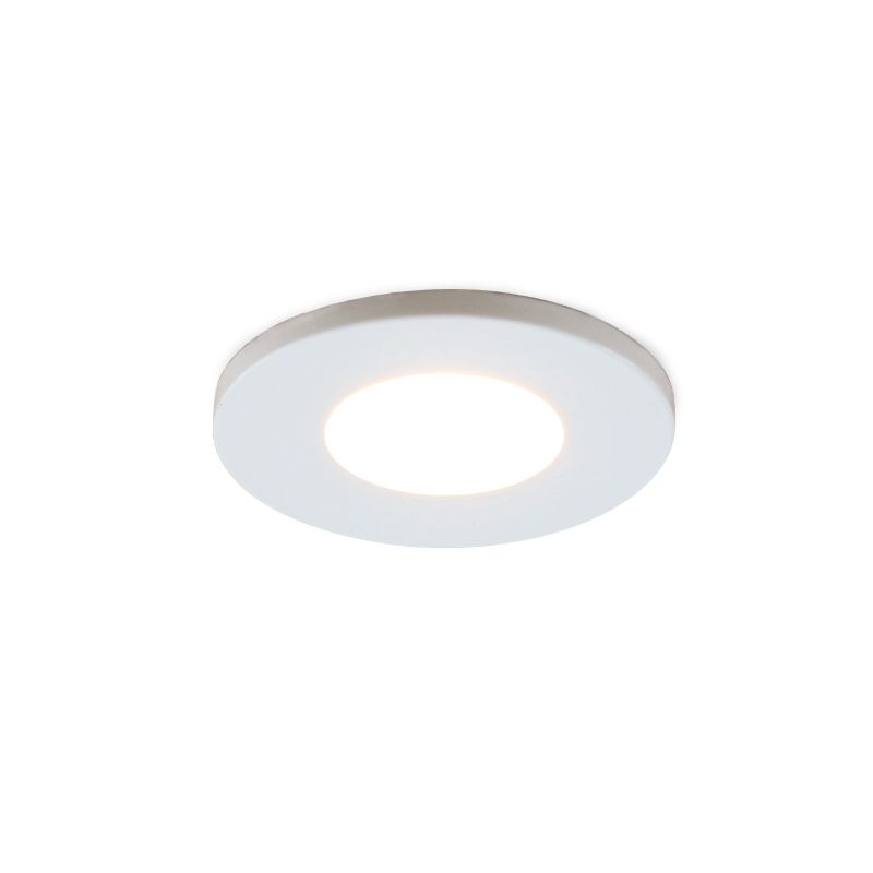 Spot încastrat pentru foișor alb modern, Dico, 3W, LED 2700K, IP65