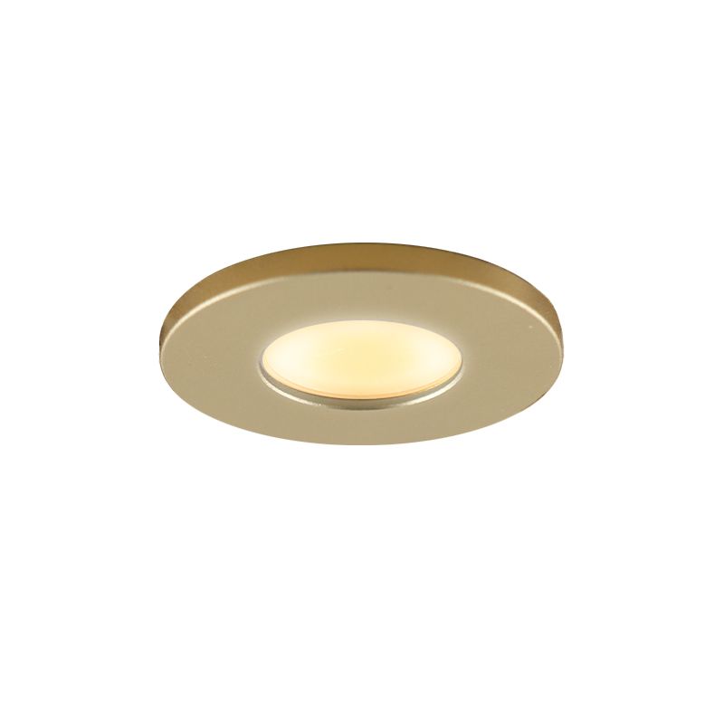 Spot încastrat pentru foișor alamă modern, Dico, 3W, LED 2700K, IP65