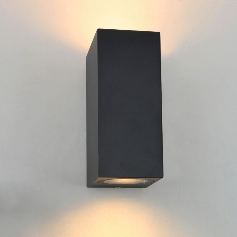 Lampă exterior neagră modernă, Corella, IP44 Lampă exterior neagră modernă, Corella, IP44