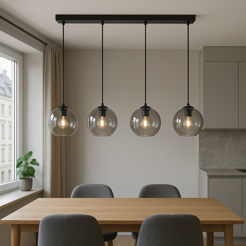 Lustră gri design, Giada