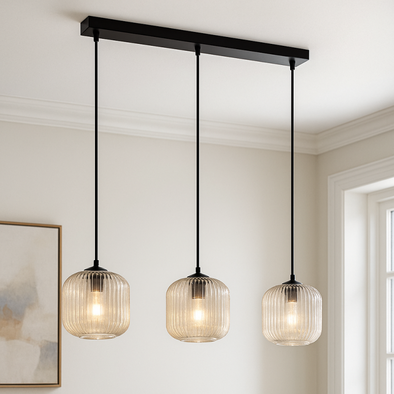 Lustră chihlimbar design, Charlois