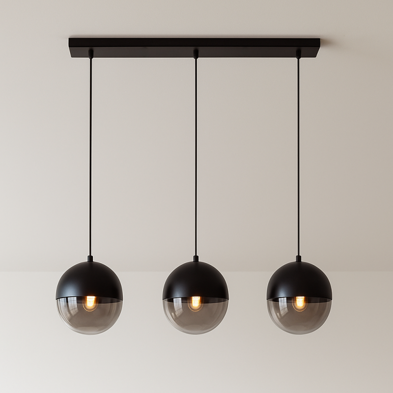 Lustră neagră design, Nalini