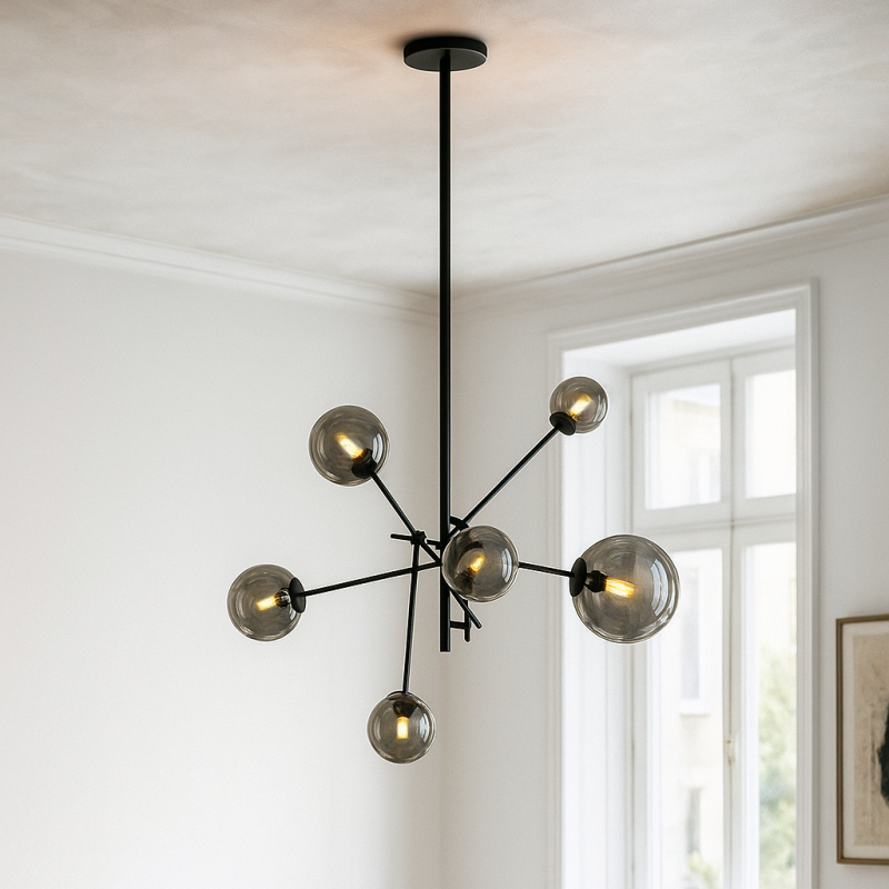 Lustră gri design, Kaily