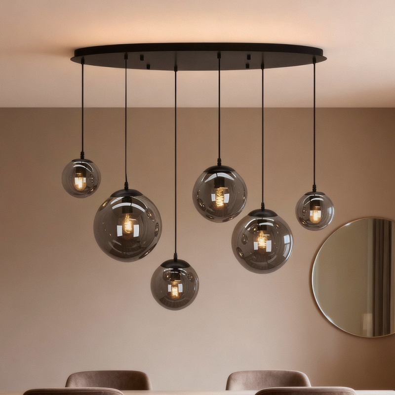 Lustră gri design, Dolf