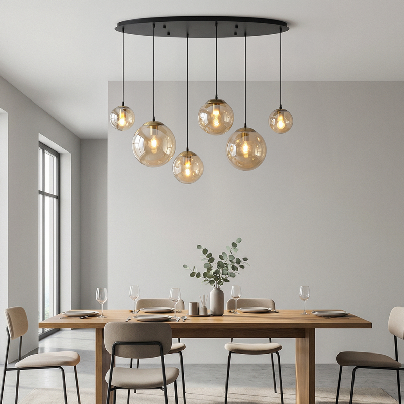 Lustră chihlimbar design, Dolf