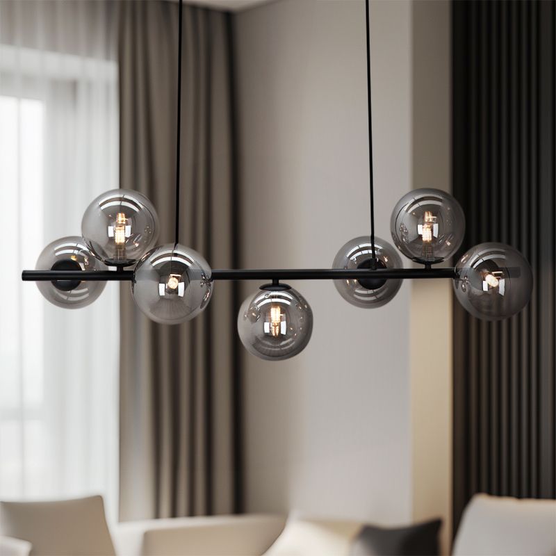Lustră gri design, Remo