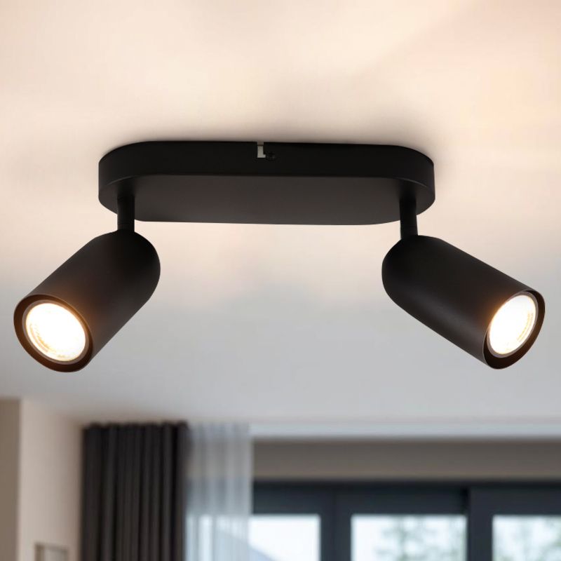 Spot LED de tavan negru modern, Jacey