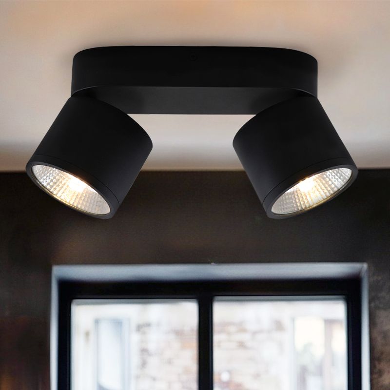 Spot LED de tavan negru modern, Thomas