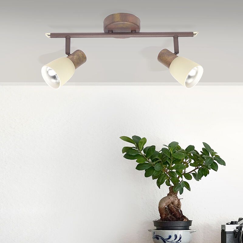 Spot LED de tavan cupru din metal, Alaya