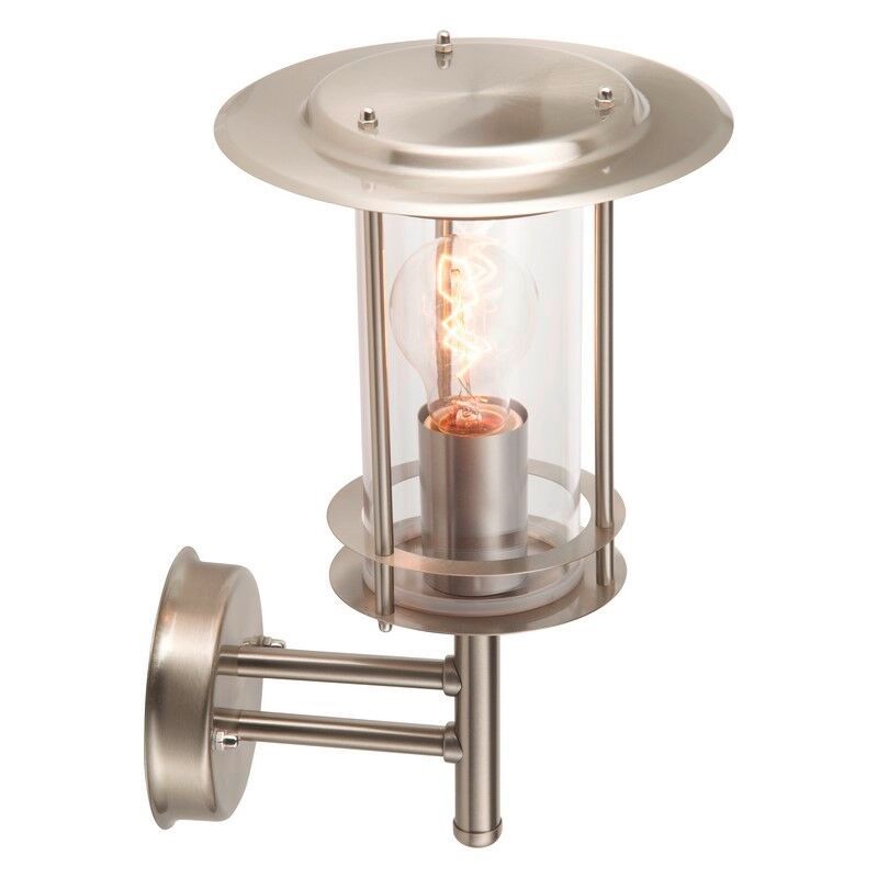 Lampă exterior crom din metal, Shamayra, IP44