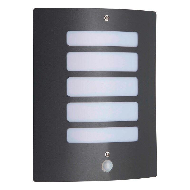 Aplică exterior cu senzor de mișcare antracit din metal, Alea, IP44