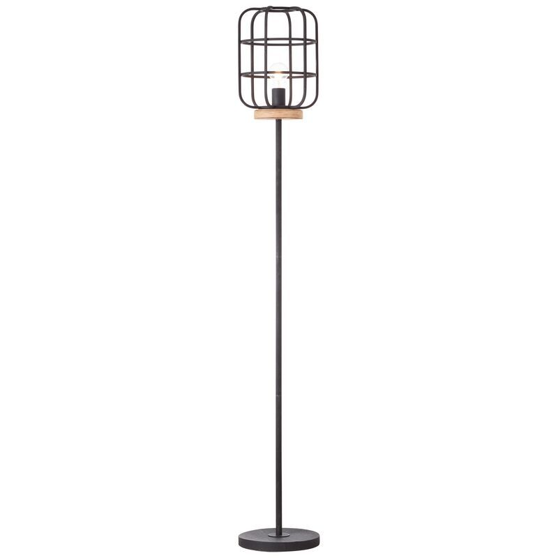 Lampadar negru industrial, Taede, con întrerupător