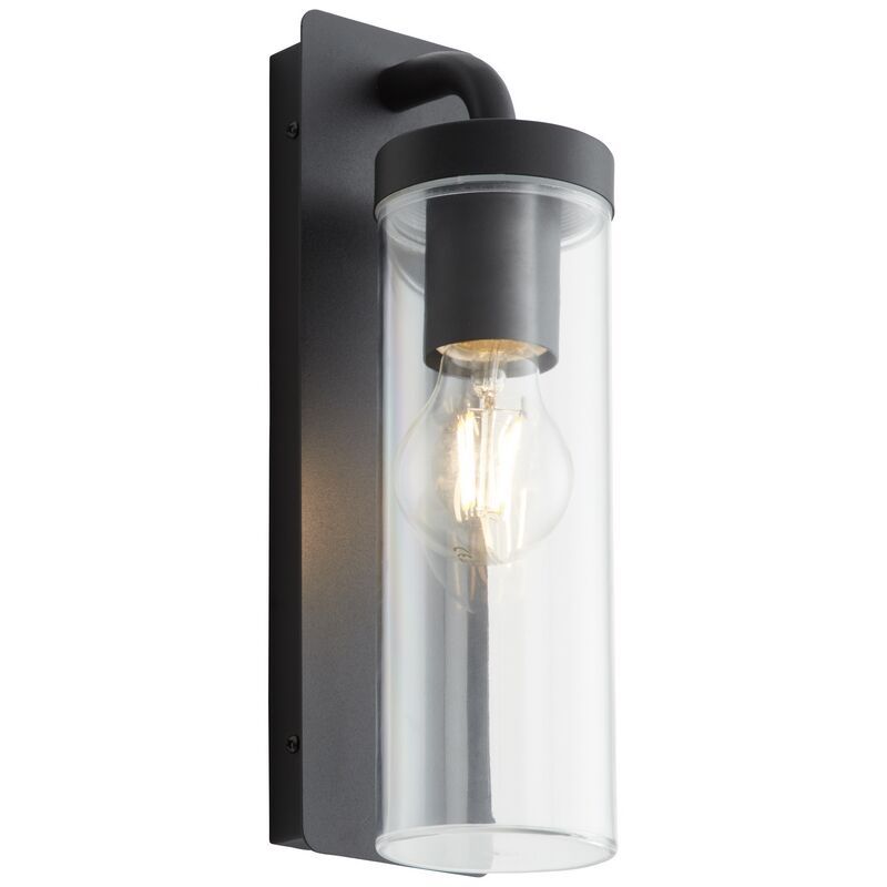 Lampă exterior neagră modernă, Jemima, IP44