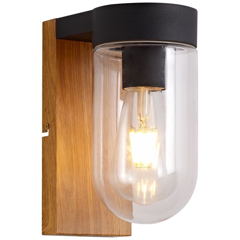 Lampă exterior neagră modernă, Danja, IP44