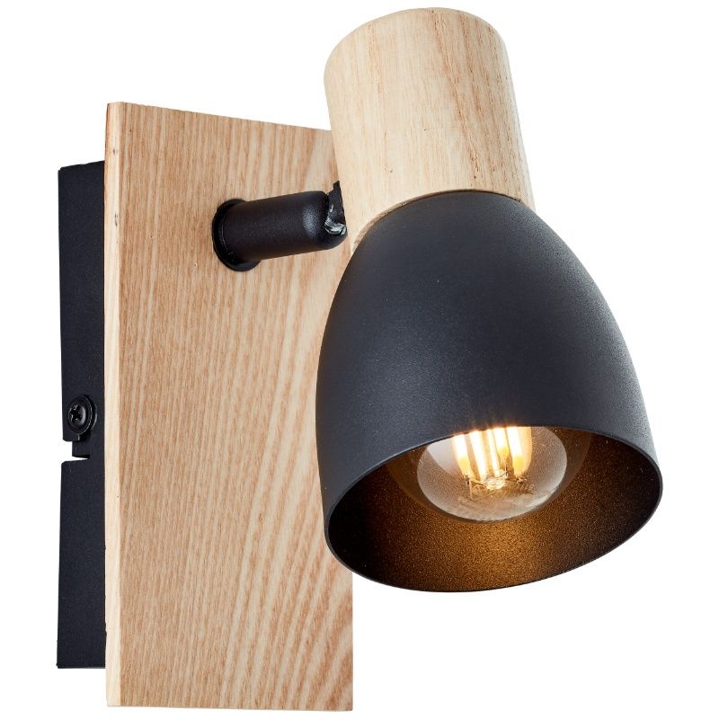 Spot de perete negru rustic, Tyrone
