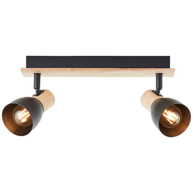 Spot LED de tavan negru rustic, Tyrone