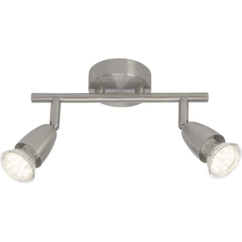 Plafonieră crom din metal, Keysha, 3W, LED 3000K