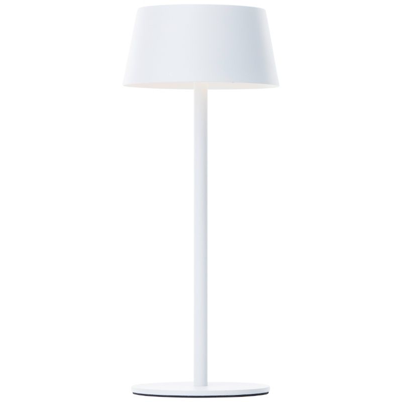 Aplică solară exterior albă modernă, Soumaya, 4W, LED 3000K, IP44, dimmabil în 3 trepte