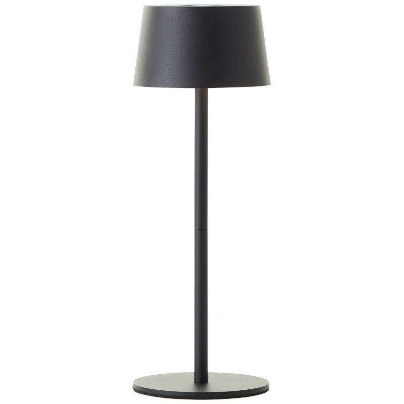 Lampă de masă copii neagră modernă, Petter, 2W, LED 3000K, IP44, dimmabil în 3 trepte