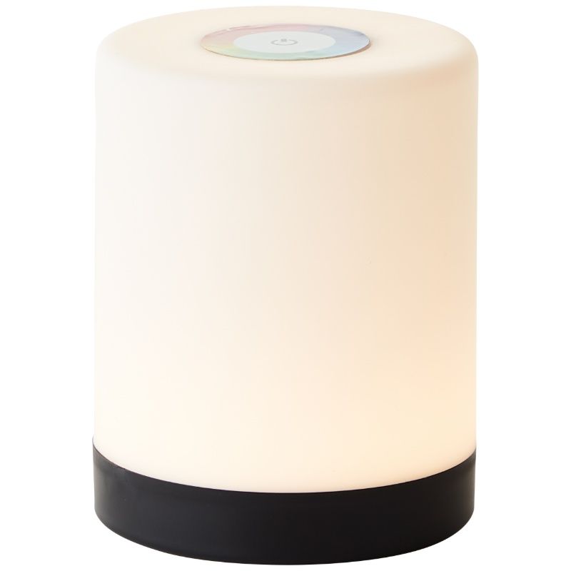 Lampă de masă copii neagră modernă, Maezon, 1W, LED RGBW, IP44, cu întrerupător tactil Lampă de masă copii neagră modernă, Maezon, 1W, LED RGBW, IP44, cu întrerupător tactil