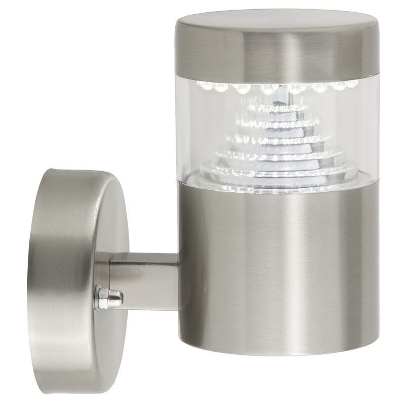 Lampă exterior crom din plastic, Samuel, 1W, LED 6500K, IP44