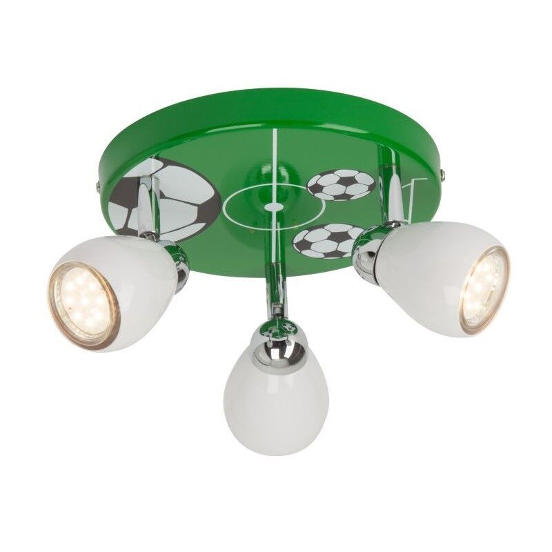 Spot tavan copii verde din metal, Carsten, 2,5W, LED 3000K