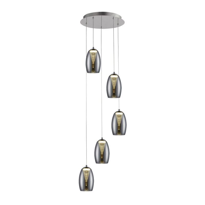 Lustră crom modernă, Aliyah, 5W, LED 3000K