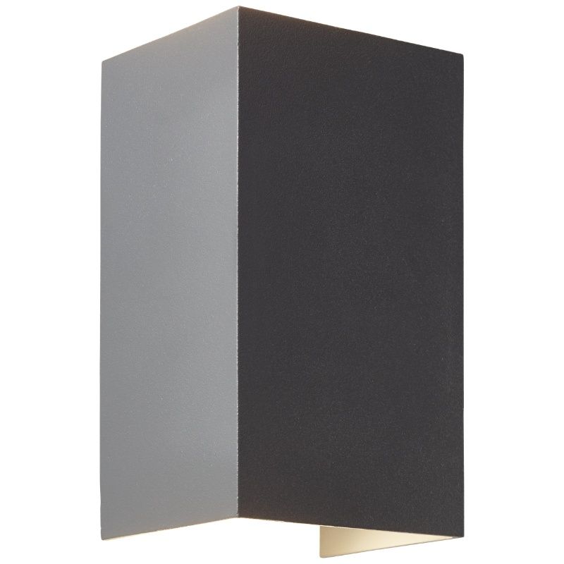 Aplică de perete up down gri modernă, Romar, 8W, LED 3000K, IP44