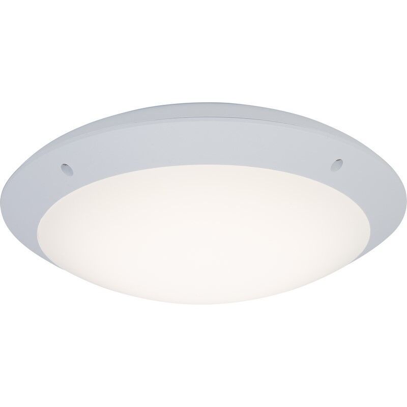 Lampă exterior albă din plastic, Jeara, 12W, LED 4000K, IP66