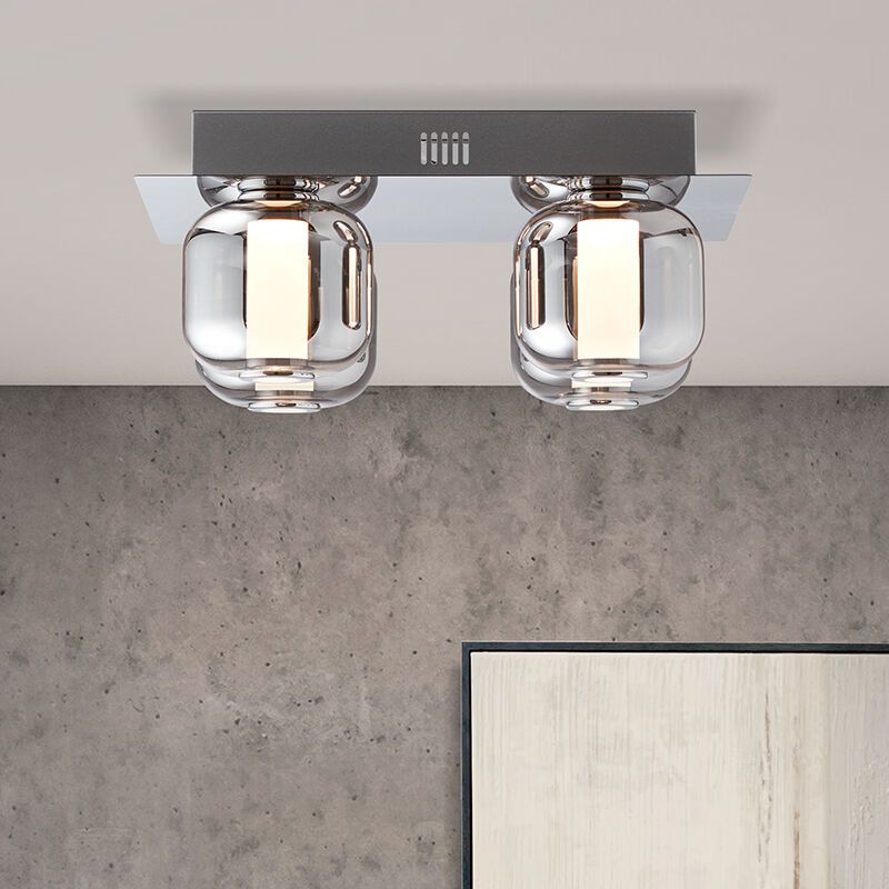 Plafonieră crom design, Emmely, 22W, LED 3000K