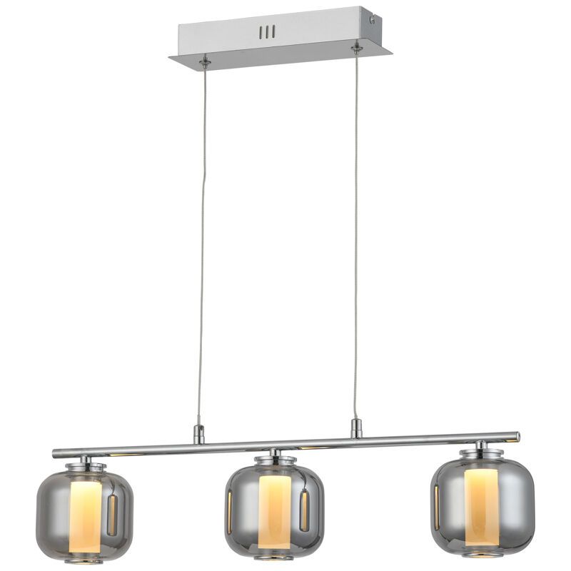 Lustră crom design, Emmely, 17W, LED 3000K
