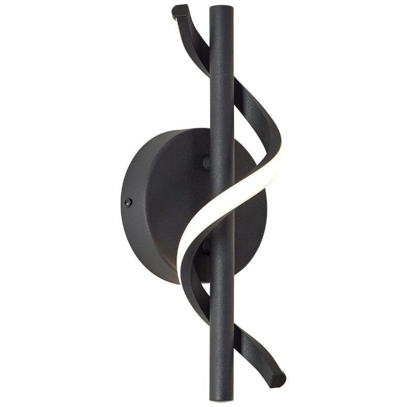Aplică de perete neagră design, Mateusz, 6W, LED 4000K