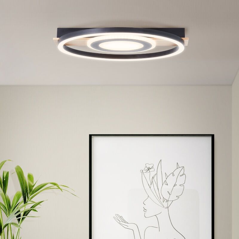 Lampă de tavan maro design, Konrad, 20W, LED 3000K Lampă de tavan maro design, Konrad, 20W, LED 3000K