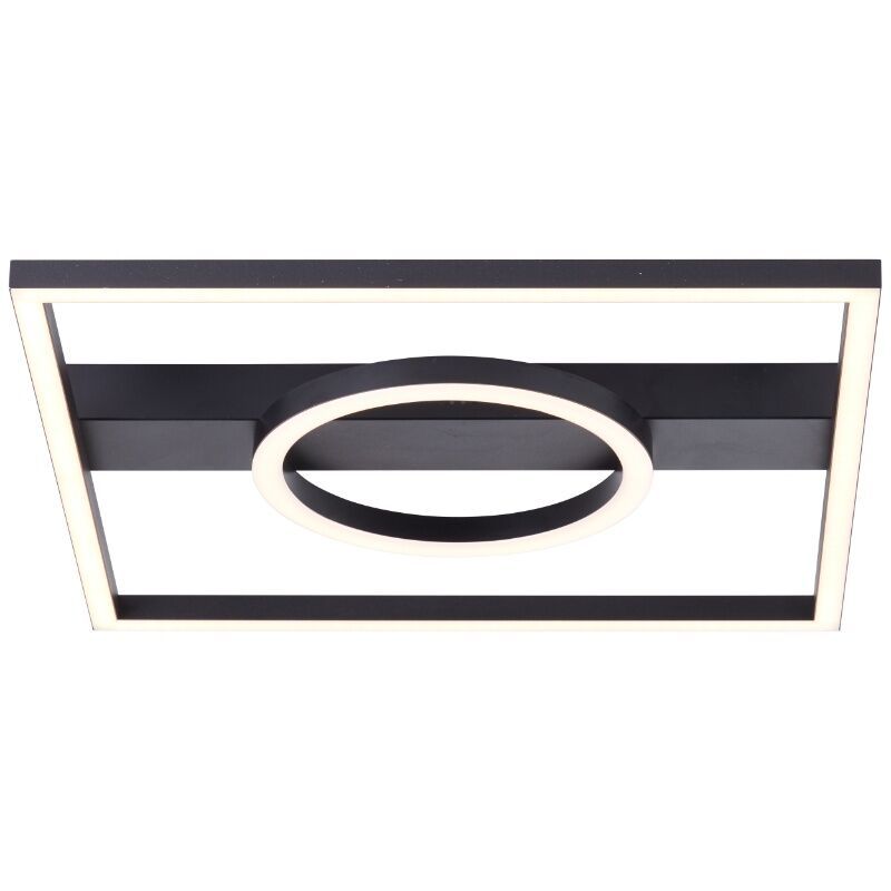 Lampă de tavan neagră design, Konrad, 20W, LED 3000K