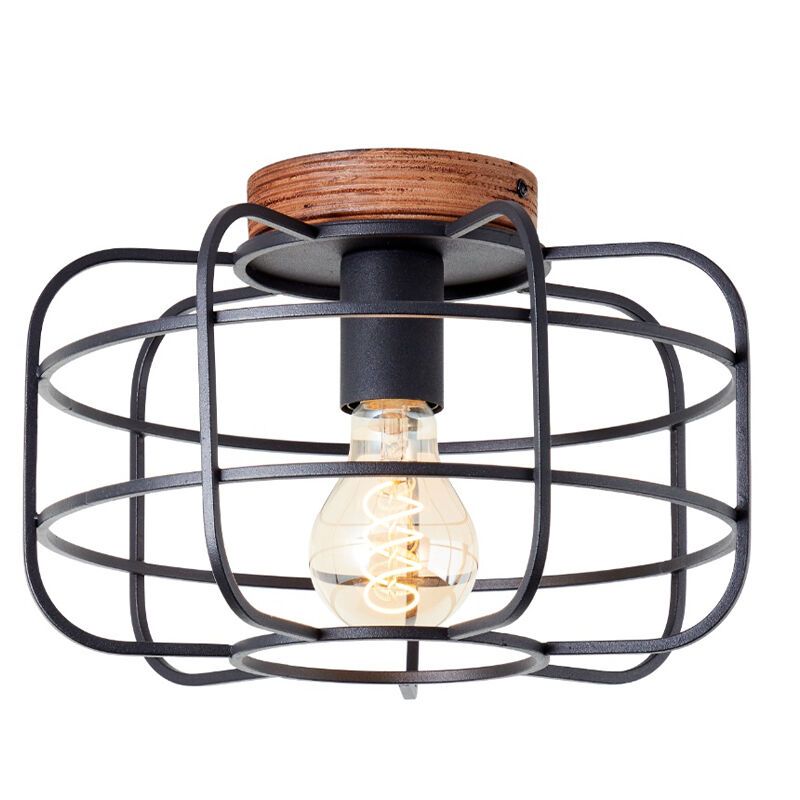 Plafonieră neagră industrială, Taede