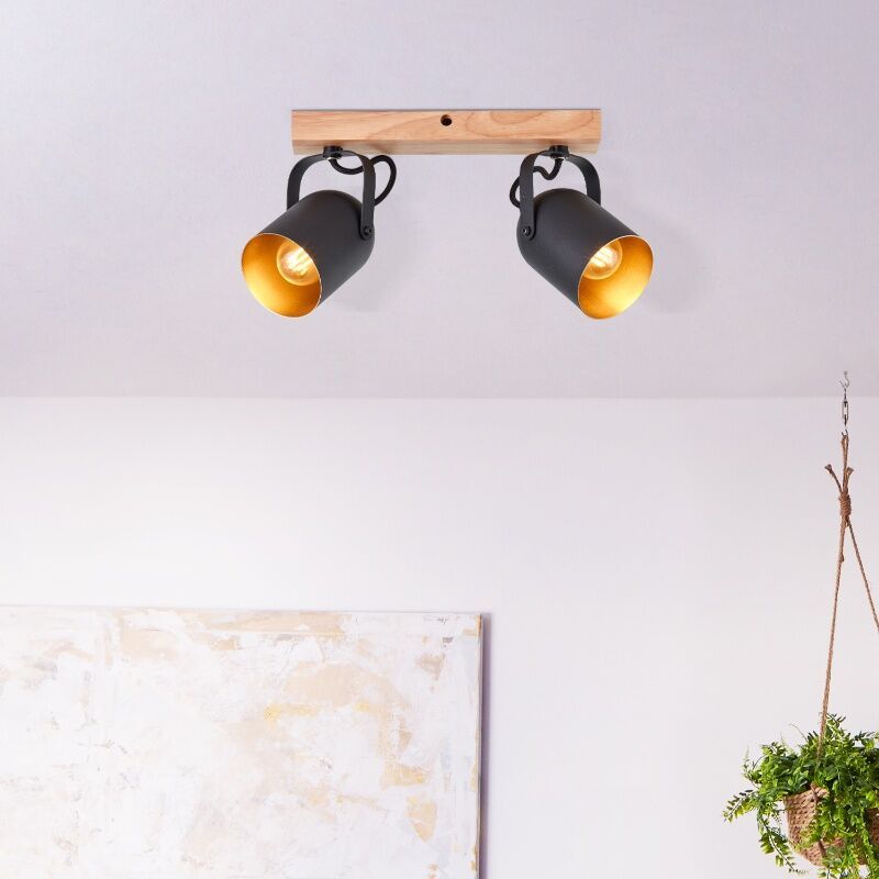 Spot LED de tavan auriu industrial, Veroniek
