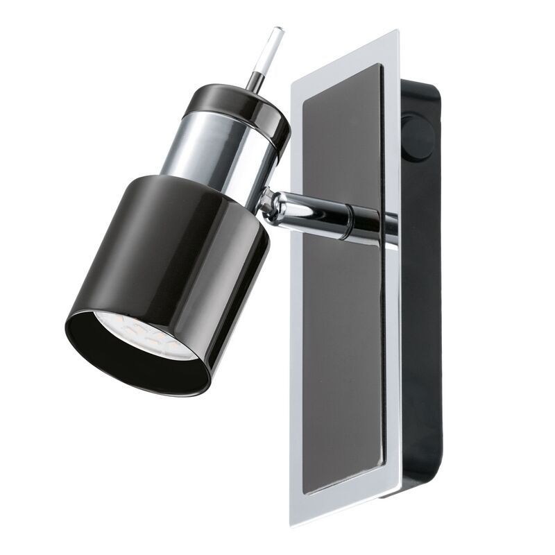 Spot LED de tavan nichel din oțel, Nicolas, con întrerupător