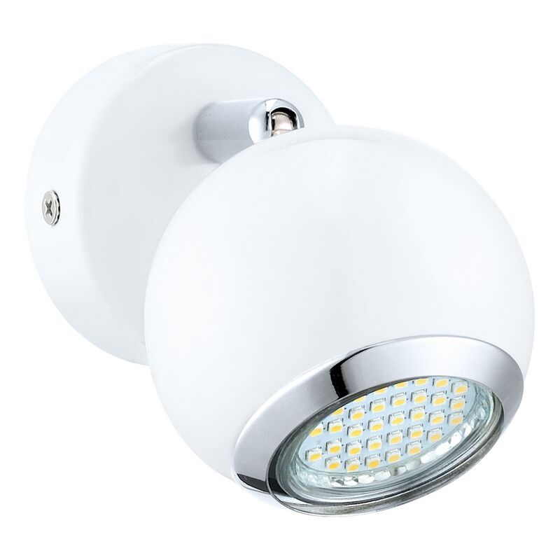 Spot LED de tavan alb din oțel, Anissa