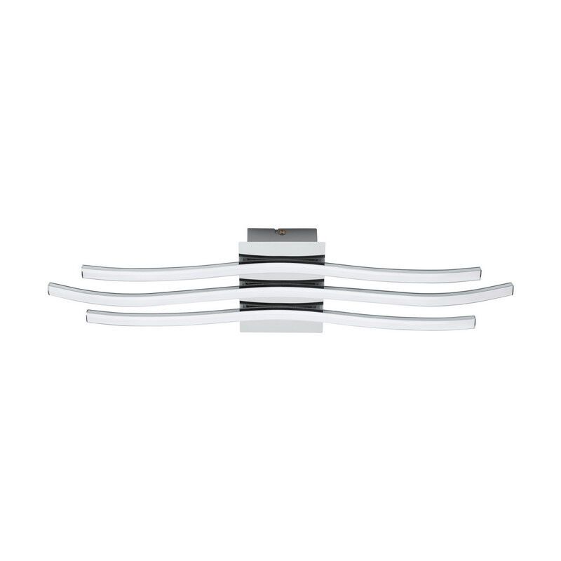 Plafonieră crom din plastic, Therese, 26W, LED 3000K