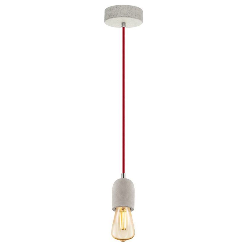 Aplică de perete fără abajur gri din metal, Christel