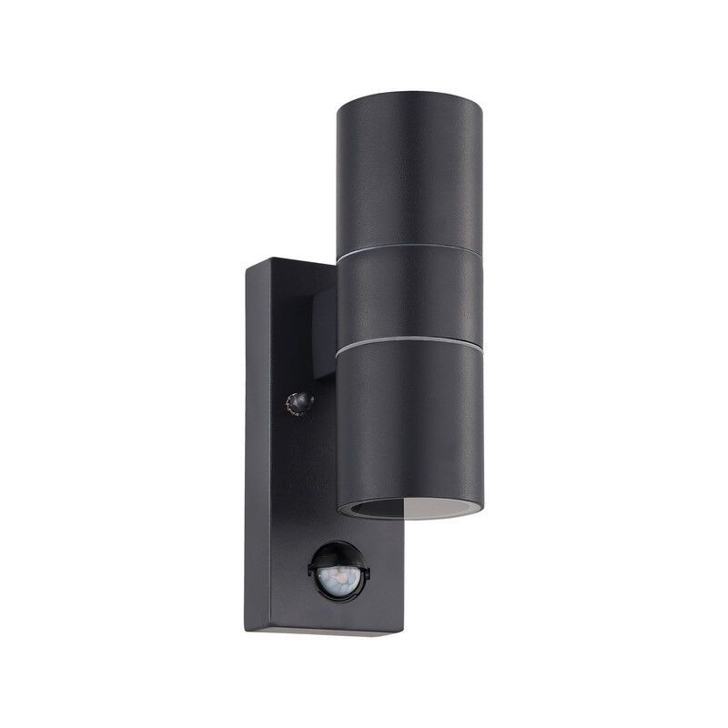 Aplică exterior cu senzor de mișcare antracit din metal, Marlies, IP44