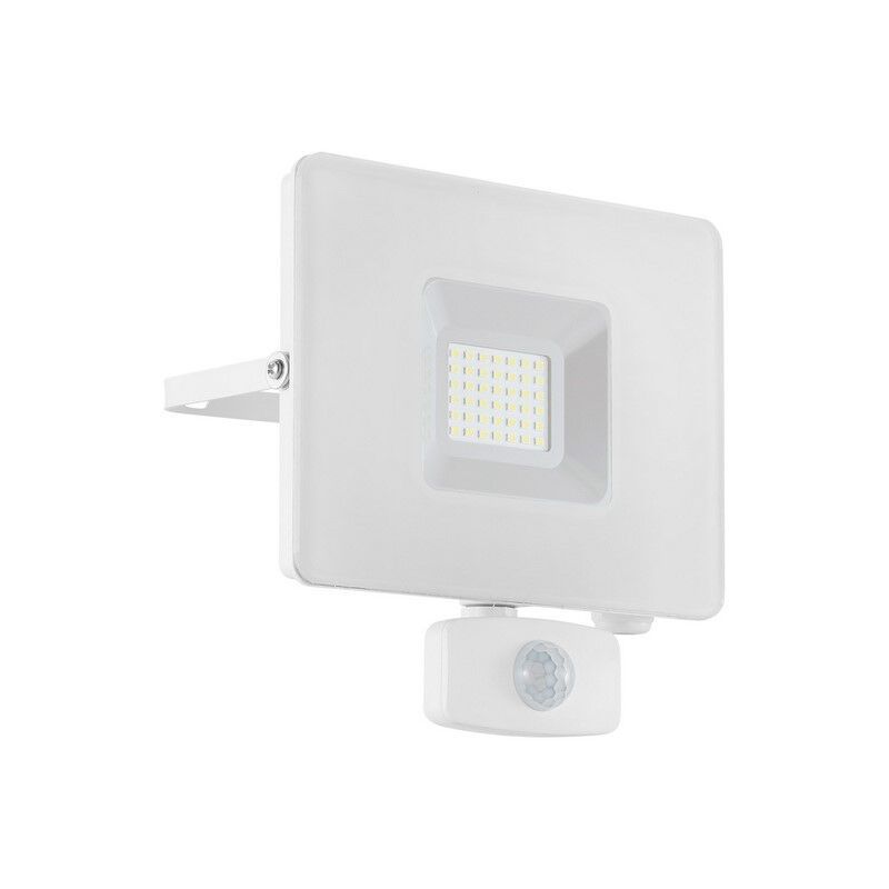 Aplică exterior cu senzor de mișcare albă din aluminiu, Joey, IP44